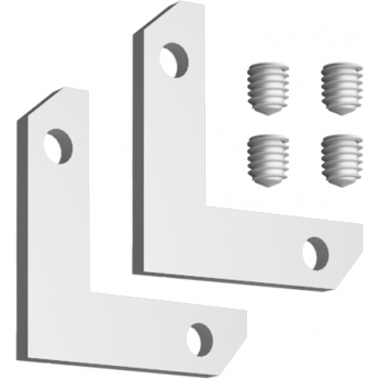 Соединитель NOVOTECH FLUM 135330 PORT NT25 000 угловой горизонтальный для арт.135325-135328 IP20 серебро